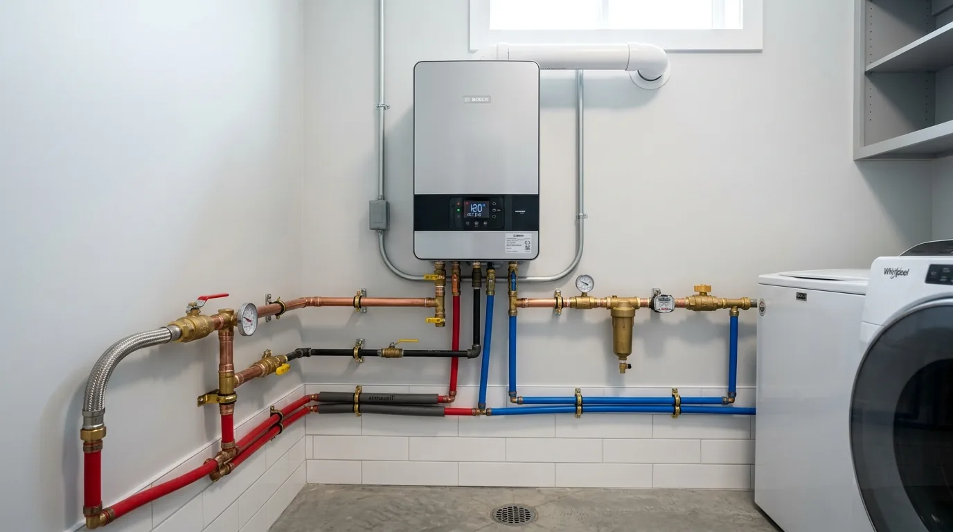 Navien tankless water heater installation