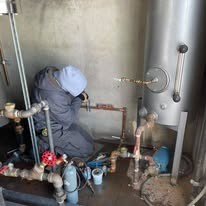 Well house manifold valves and piping